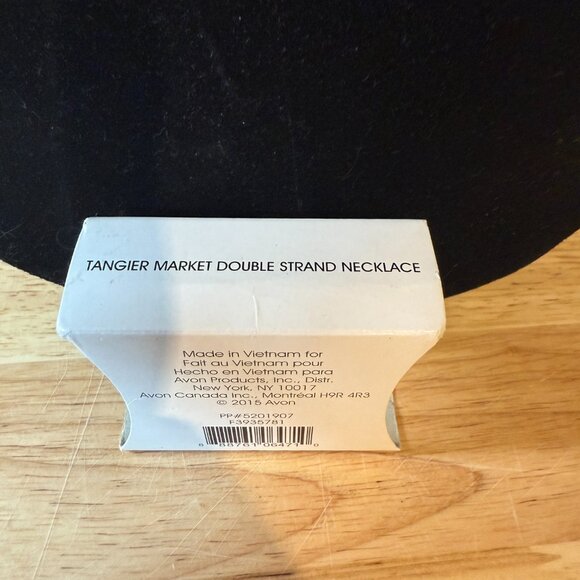 Avon Tangier Market Double Strand Necklace - Picture 2 of 2